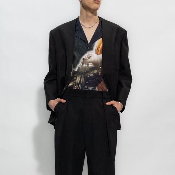 BNWT SS23 BALMAIN BAROQUE MOTIF SHIRT 42 - Picture 13 of 14